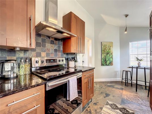 Interior, Kitchen, Pendant Lights, Stainless Steel Appliances