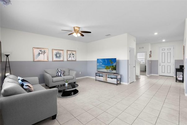 Interior, Living room, Recessed Lighting