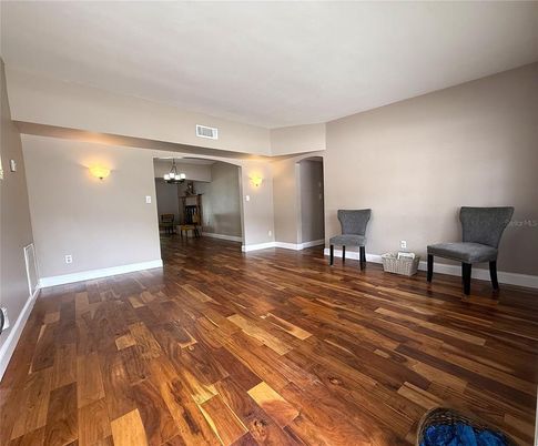 Empty room, Interior, Wood Texture Flooring