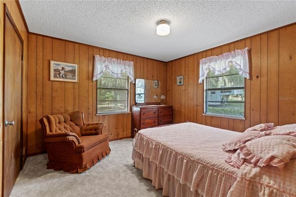 Bedroom, Interior, Wooden Walls