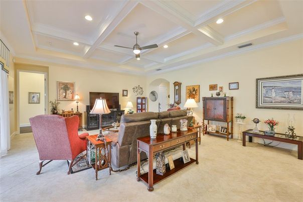 Interior, Living room, Recessed Lighting