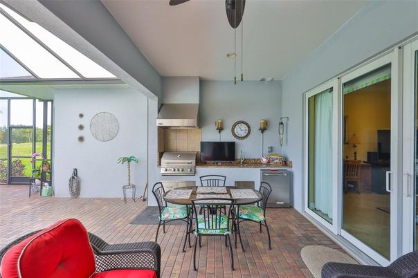 Dining room, Interior, Pendant Lights, Sun Room