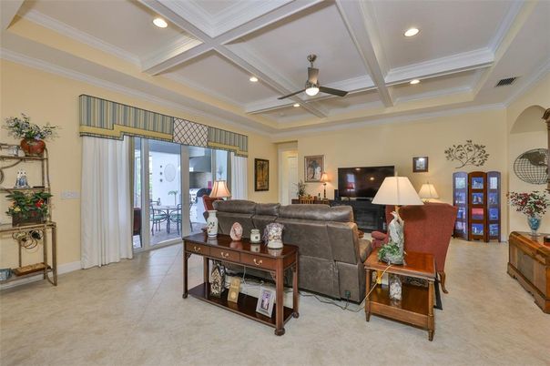 Interior, Living room, Recessed Lighting
