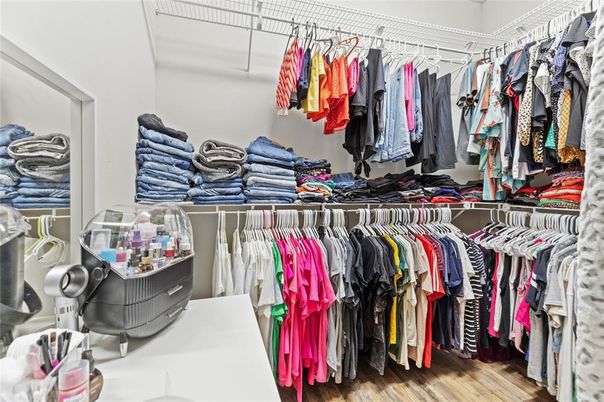 Interior, Walk-in Closets, Wood Texture Flooring