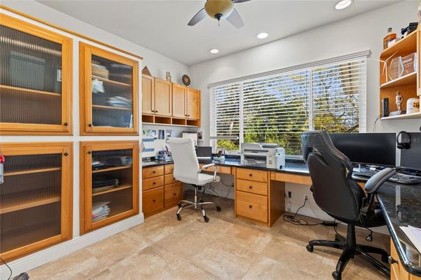 Home Office, Interior, Recessed Lighting