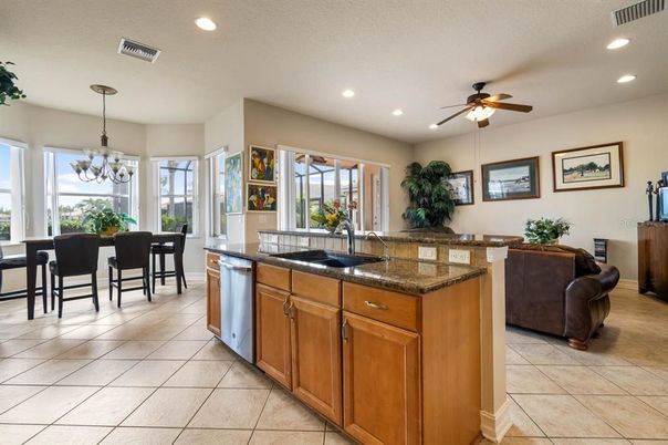 Chandelier, Dining room, Interior, Kitchen, Recessed Lighting