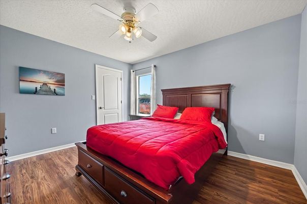 Bedroom, Interior, Wood Texture Flooring