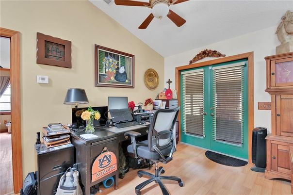 Home Office, Interior, Wood Texture Flooring
