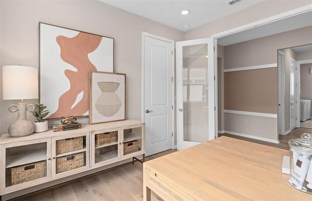 Interior, Recessed Lighting, Wood Texture Flooring
