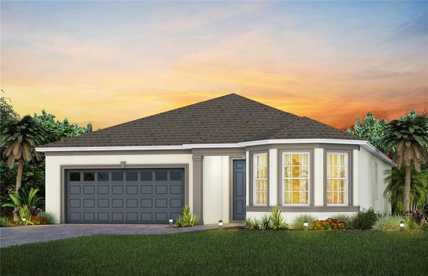 Attached, Exterior, Facade, Ranch