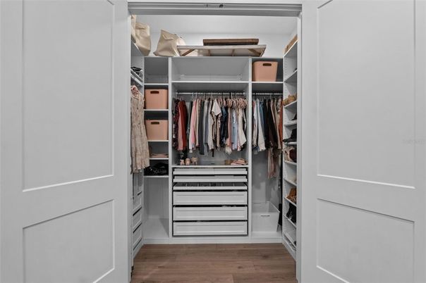 Interior, Walk-in Closets, Wood Texture Flooring