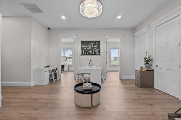 Interior, Recessed Lighting, Wood Texture Flooring