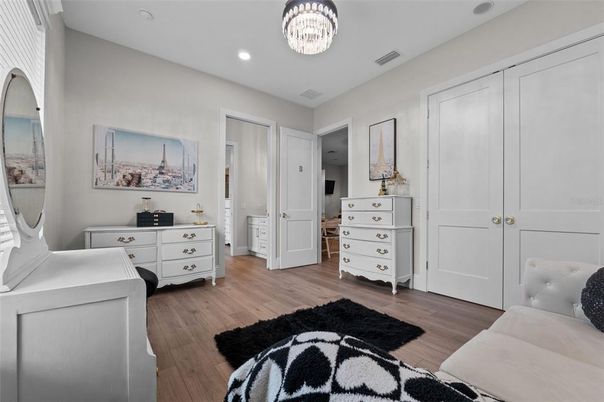 Chandelier, Interior, Recessed Lighting, Wood Texture Flooring
