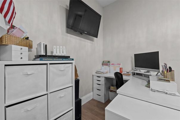 Home Office, Interior, Wood Texture Flooring