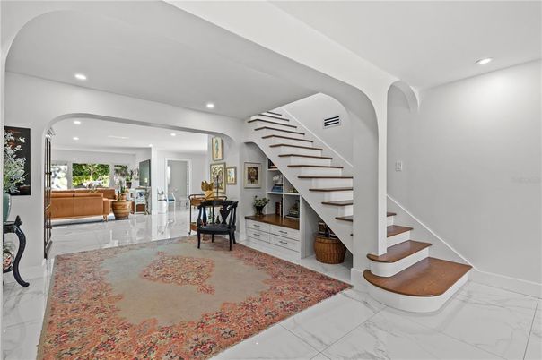 Interior, Marble, Recessed Lighting