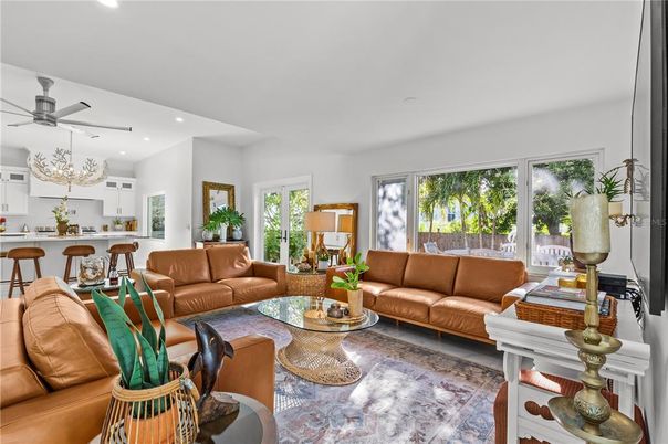 Interior, Kitchen, Living room, Recessed Lighting