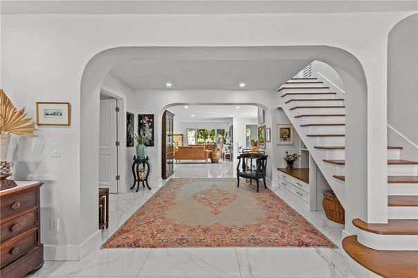 Interior, Marble, Recessed Lighting