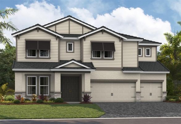 Attached, Exterior, Facade, American Craftsman