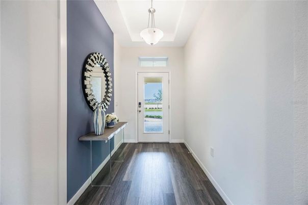 Interior, Pendant Lights, Wood Texture Flooring