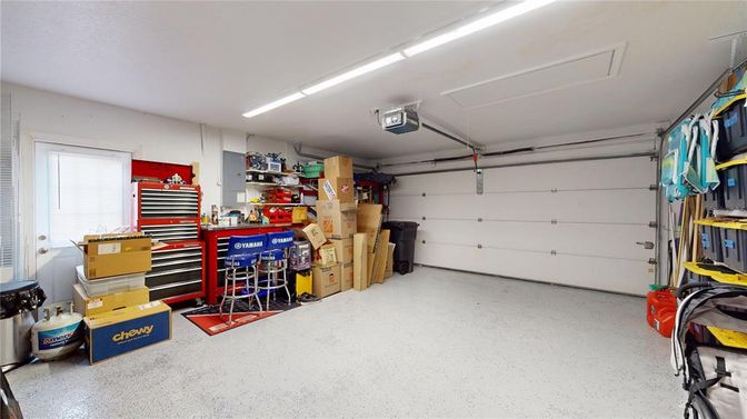 Garage, Interior, Recessed Lighting