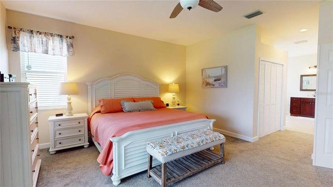 Bedroom, Interior, Recessed Lighting