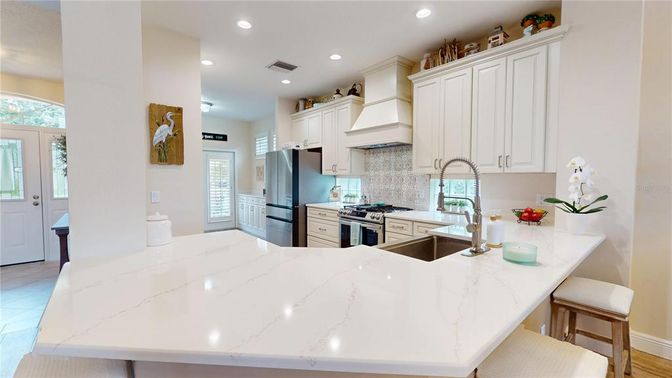 Interior, Kitchen, Recessed Lighting, Stainless Steel Appliances