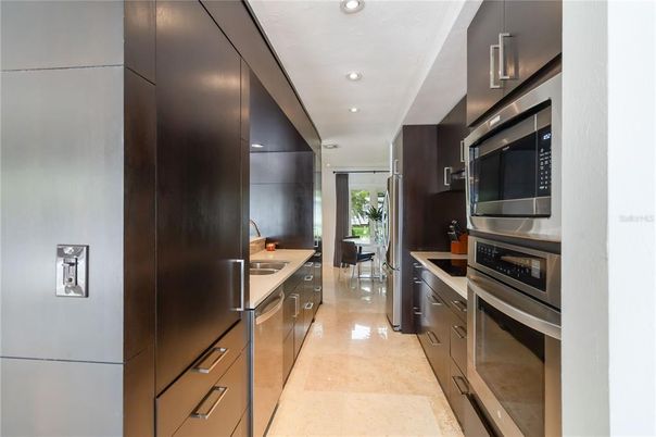 Interior, Kitchen, Recessed Lighting, Stainless Steel Appliances