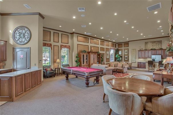 Billiard Table, Game Room, Interior, Living room, Recessed Lighting