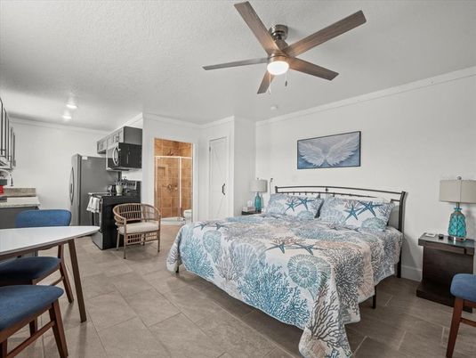 Bedroom, Interior, Kitchen