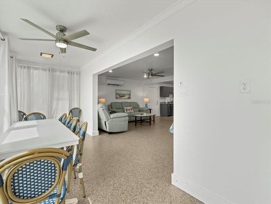 Dining room, Interior, Living room, Recessed Lighting
