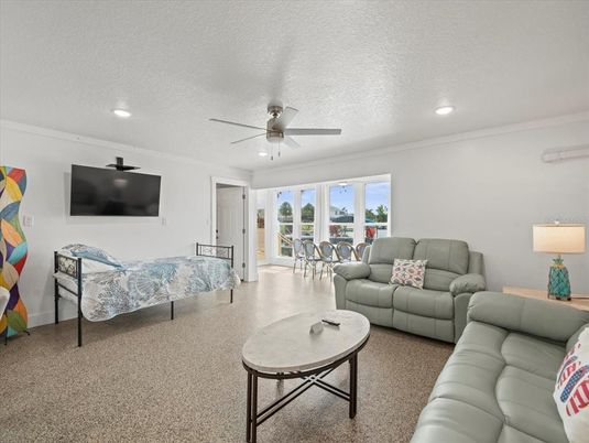 Interior, Living room, Recessed Lighting