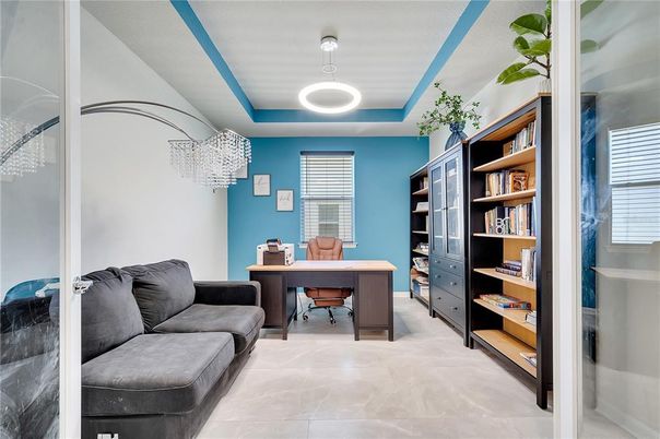 Home Office, Interior, Pendant Lights