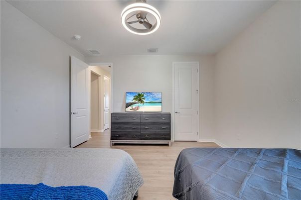 Bedroom, Interior, Wood Texture Flooring