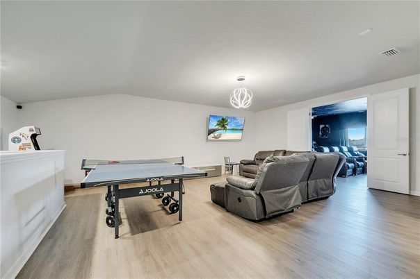Game Room, Interior, Living room, Wood Texture Flooring