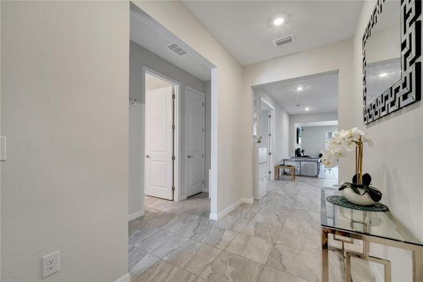 Interior, Marble, Recessed Lighting