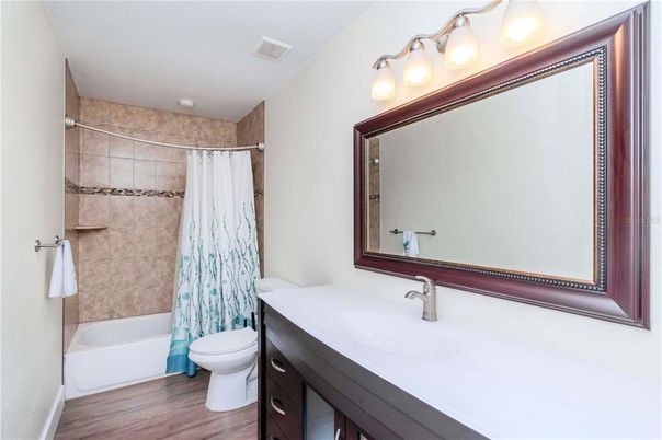 Bathroom, Interior, Wood Texture Flooring