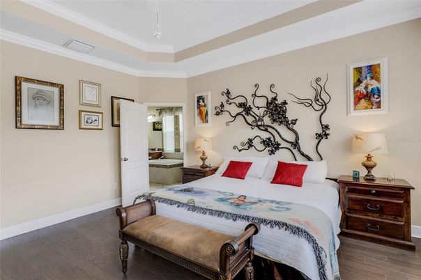 Bedroom, Interior, Wood Texture Flooring