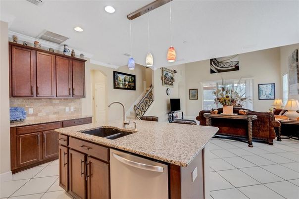 Interior, Kitchen, Living room, Pendant Lights, Recessed Lighting