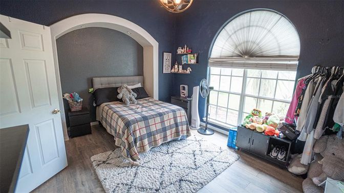 Bedroom, Interior, Wood Texture Flooring
