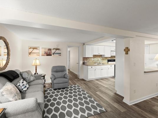 Interior, Kitchen, Living room, Wood Texture Flooring