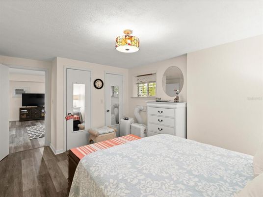 Bedroom, Interior, Wood Texture Flooring