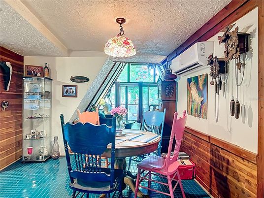 Dining room, Interior, Wooden Walls