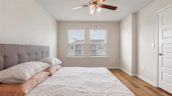 Bedroom, Interior, Wood Texture Flooring