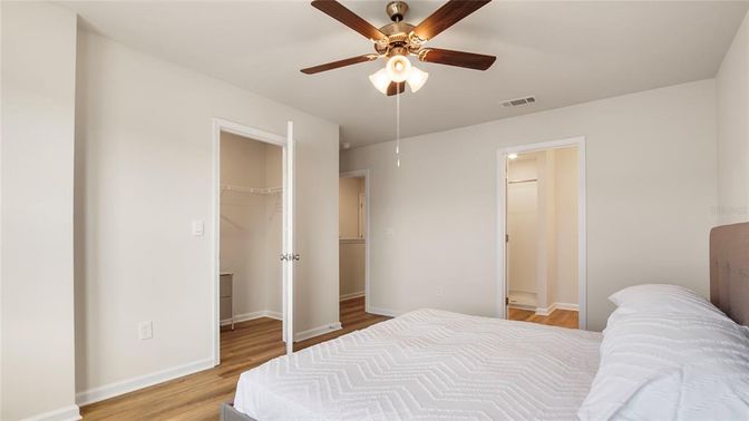 Bedroom, Interior, Wood Texture Flooring