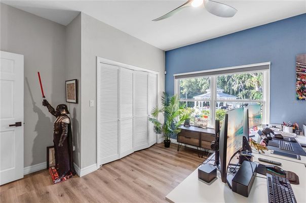 Home Office, Interior, Wood Texture Flooring