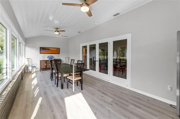 Dining room, Interior, Wood Texture Flooring