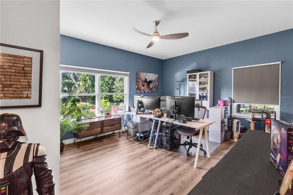 Home Office, Interior, Wood Texture Flooring