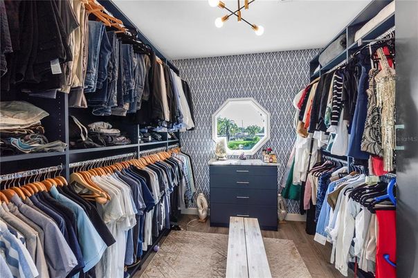 Interior, Walk-in Closets, Wood Texture Flooring