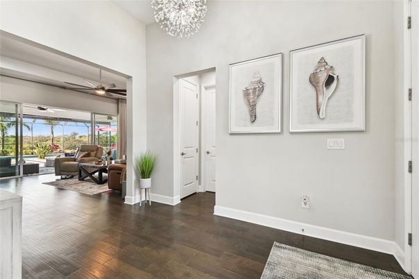 Chandelier, Interior, Living room, Wood Texture Flooring