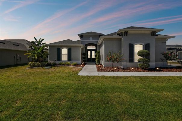 Backyard, Exterior, Facade, Mediterranean